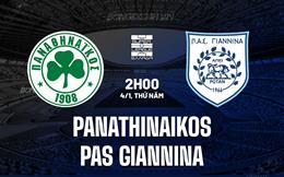Nhận định Panathinaikos vs PAS Giannina 2h00 ngày 4/1 (VĐQG Hy Lạp 2023/24)