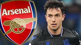 Arsenal nối lại đàm phán vụ sao Real Sociedad