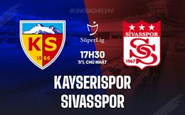 Nhận định Kayserispor vs Sivasspor 17h30 ngày 07/01 (VĐQG Thổ Nhĩ Kỳ 2023/24)