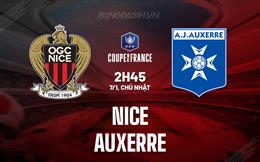 Nhận định - dự đoán Nice vs Auxerre 2h45 ngày 7/1 (Cúp QG Pháp 2023/24)