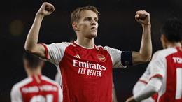 Martin Odegaard nói gì về sự sa sút của Arsenal?