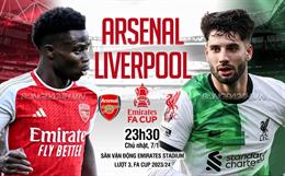 Thua đau Liverpool tại Emirates, Arsenal ngậm ngùi chia tay FA Cup