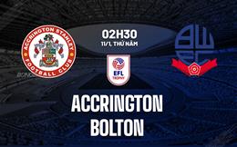 Nhận định bóng đá Accrington vs Bolton 2h30 ngày 11/1 (EFL Trophy 2023/24)