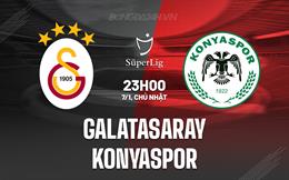 Nhận định Galatasaray vs Konyaspor 23h00 ngày 7/1 (VĐQG Thổ Nhĩ Kỳ 2023/24)