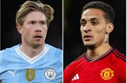 Kevin De Bruyne chỉ mất 17 phút để vượt qua Antony