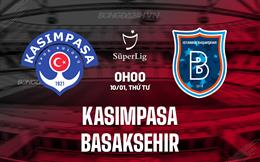 Nhận định Kasimpasa vs Basaksehir 0h00 ngày 10/1 (VĐQG Thổ Nhĩ Kỳ 2023/24)