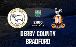 Nhận định Derby County vs Bradford 2h00 ngày 10/01 (EFL Trophy 2023/24)
