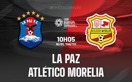 Nhận định La Paz vs Atletico Morelia 10h05 ngày 10/1 (Hạng 2 Mexico 2024)