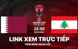 Trực tiếp Qatar vs Lebanon link xem VTV5 Asian Cup 12/1/2024