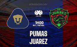 Nhận định bóng đá Pumas vs Juarez 1h00 ngày 15/1 (VĐQG Mexico 2023/24)