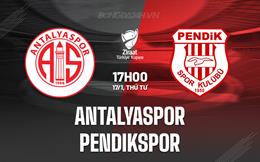 Nhận định Antalyaspor vs Pendikspor 17h00 ngày 17/1 (Cúp QG Thổ Nhĩ Kỳ 2023/24)