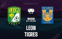 Nhận định bóng đá Leon vs Tigres 8h00 ngày 18/1 (VĐQG Mexico 2024)
