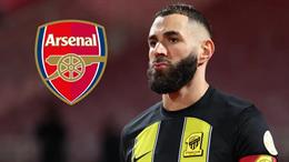 Arsenal cân nhắc mượn Karim Benzema đến hết mùa giải