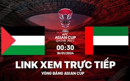 Trực tiếp Palestine vs UAE link xem VTV2 Asian Cup 19/1/2024