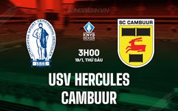 Nhận định USV Hercules vs Cambuur 3h00 ngày 19/1 (Cúp QG Hà Lan 2023/24)