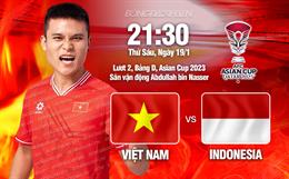 Nhận định Việt Nam vs Indonesia (21h30 ngày 19/1): Mệnh lệnh phải thắng