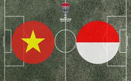 Đội hình chính thức Việt Nam vs Indonesia hôm nay 19/1 (Asian Cup 2023)