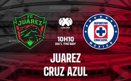 Nhận định - dự đoán Juarez vs Cruz Azul 10h10 ngày 20/1 (VĐQG Mexico 2023/24)