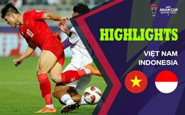 Highlights Việt Nam - Indonesia | Nỗ lực bất thành | Bảng D Asian Cup 2023