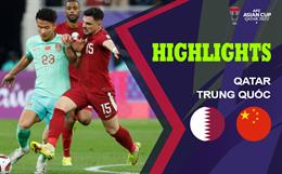 Highlights Qatar - Trung Quốc | Đại lục mất quyền tự quyết | Bảng A Asian Cup 2023