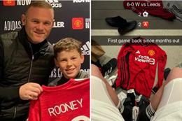 Con trai Wayne Rooney khiến NHM MU phấn khích