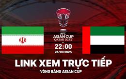 Trực tiếp Iran vs UAE link xem VTV5 Asian Cup 23/1/2024 hôm nay