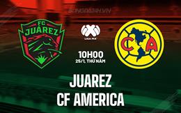 Nhận định Juarez vs CF America 10h00 ngày 25/1 (VĐQG Mexico 2023/24)