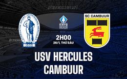 Nhận định USV Hercules vs Cambuur 2h00 ngày 26/1 (Cúp QG Hà Lan 2023/24)