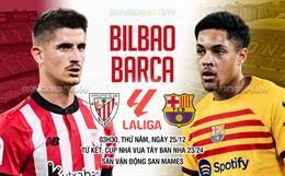 Nhận định Bilbao vs Barca (03h30 ngày 25/1): Thử thách cực đại