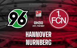Nhận định Hannover vs Nurnberg 0h30 ngày 27/1 (Hạng 2 Đức 2023/24)