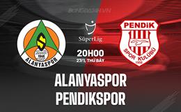 Nhận định Alanyaspor vs Pendikspor 20h00 ngày 27/1 (VĐQG Thổ Nhĩ Kỳ 2023/24)