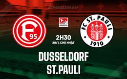 Nhận định Dusseldorf vs St.Pauli 2h30 ngày 28/1 (Hạng 2 Đức 2023/24)