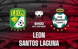 Nhận định Leon vs Santos Laguna 6h00 ngày 28/1 (VĐQG Mexico 2023/24)