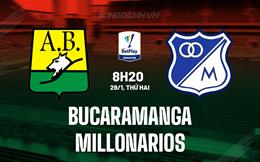 Nhận định Bucaramanga vs Millonarios 8h20 ngày 29/1 (VĐQG Colombia 2024)