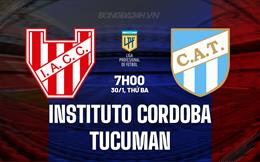 Nhận định Instituto vs Tucuman 7h00 ngày 30/1 (Argentina Copa de la Liga 2024)
