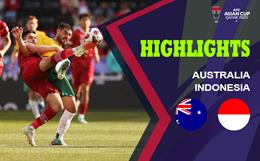 Highlights Australia - Indonesia | Đẳng cấp ứng cử viên vô địch | Vòng 1/8 Asian Cup 2023