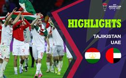 Video Tajikistan vs UAE (Vòng 1/8 Asian Cup 2023): Loạt pen cân não