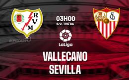 Nhận định bóng đá Vallecano vs Sevilla 3h00 ngày 6/2 (La Liga 2023/24)