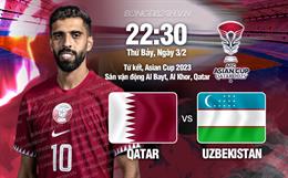 Nhận định bóng đá Qatar vs Uzbekistan 22h30 ngày 3/2 (Asian Cup 2023)