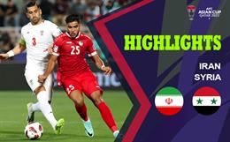 Video Iran vs Syria (Asian Cup 2023): Màn "đấu súng" nghẹt thở