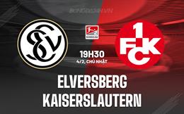 Nhận định Elversberg vs Kaiserslautern 19h30 ngày 4/2 (Hạng 2 Đức 2023/24)