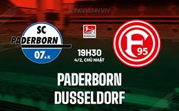 Nhận định Paderborn vs Dusseldorf 19h30 ngày 4/2 (Hạng 2 Đức 2023/24)