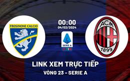 Link xem trực tiếp Frosinone vs AC Milan 0h00 ngày 4/2/2024