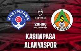 Nhận định Kasimpasa vs Alanyaspor 20h00 ngày 4/2 (VĐQG Thổ Nhĩ Kỳ 2023/24)