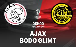 Nhận định Ajax vs Bodo Glimt 3h00 ngày 16/2 (Conference League 2023/24)