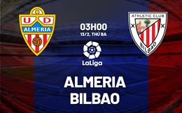 Nhận định bóng đá Almeria vs Bilbao 3h00 ngày 13/2 (La Liga 2023/24)