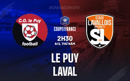 Nhận định bóng đá Le Puy vs Laval 2h30 ngày 8/2 (Cúp QG Pháp 2023/24)