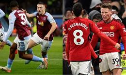 Crystal Palace thắng Chelsea 2-1, Aston Villa hòa MU 2-2