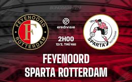 Nhận định Feyenoord vs Sparta Rotterdam 2h00 ngày 12/2 (VĐQG Hà Lan 2023/24)