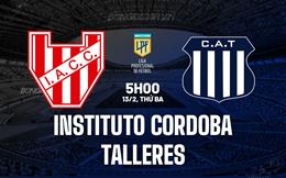 Nhận định Instituto vs Talleres 5h00 ngày 13/2 (Argentina Copa de la Liga 2024)